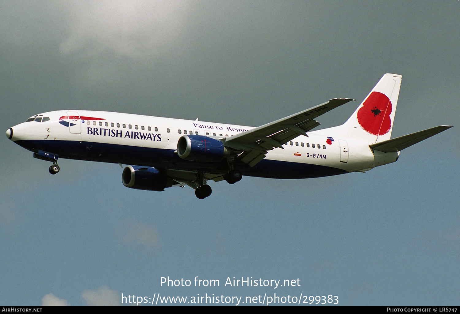 Aircraft Photo of G-BVNM | Boeing 737-4S3 | British Airways | AirHistory.net #299383