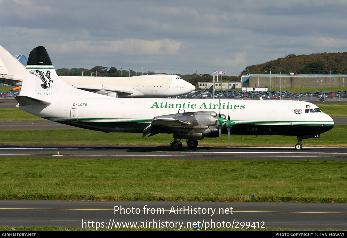 Aircraft Photo of G-LOFB | Lockheed L-188C(F) Electra | Atlantic Airlines | AirHistory.net #299412