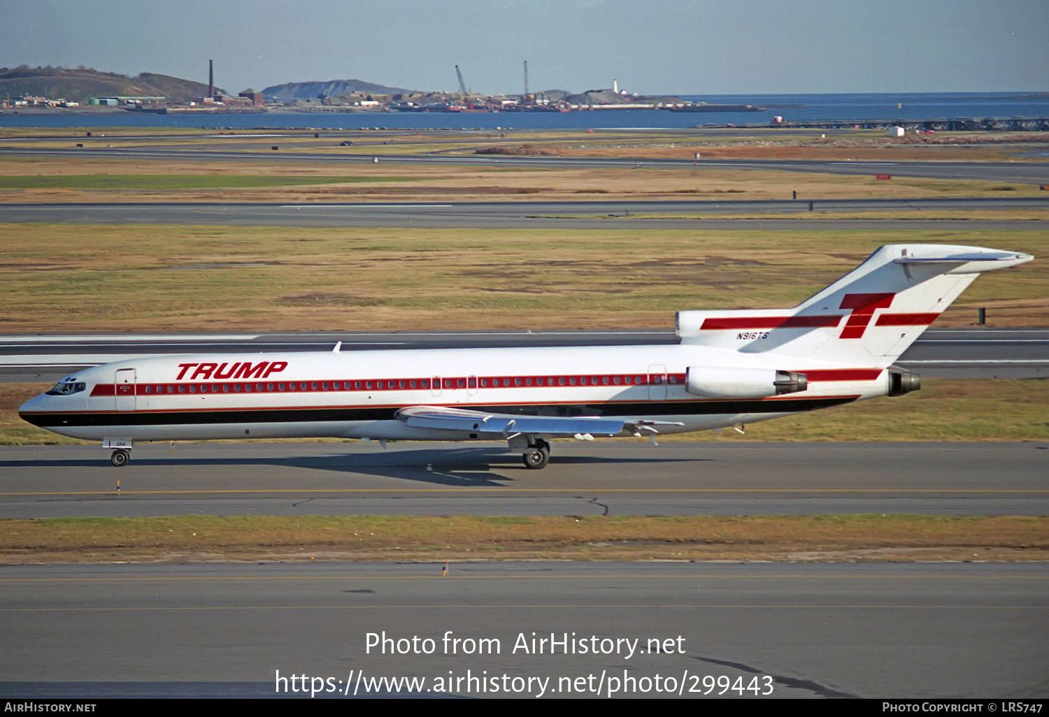 Aircraft Photo of N916TS | Boeing 727-254 | Trump Shuttle | AirHistory.net #299443