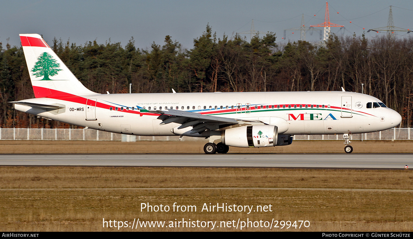 Aircraft Photo of OD-MRS | Airbus A320-232 | MEA - Middle East Airlines | AirHistory.net #299470