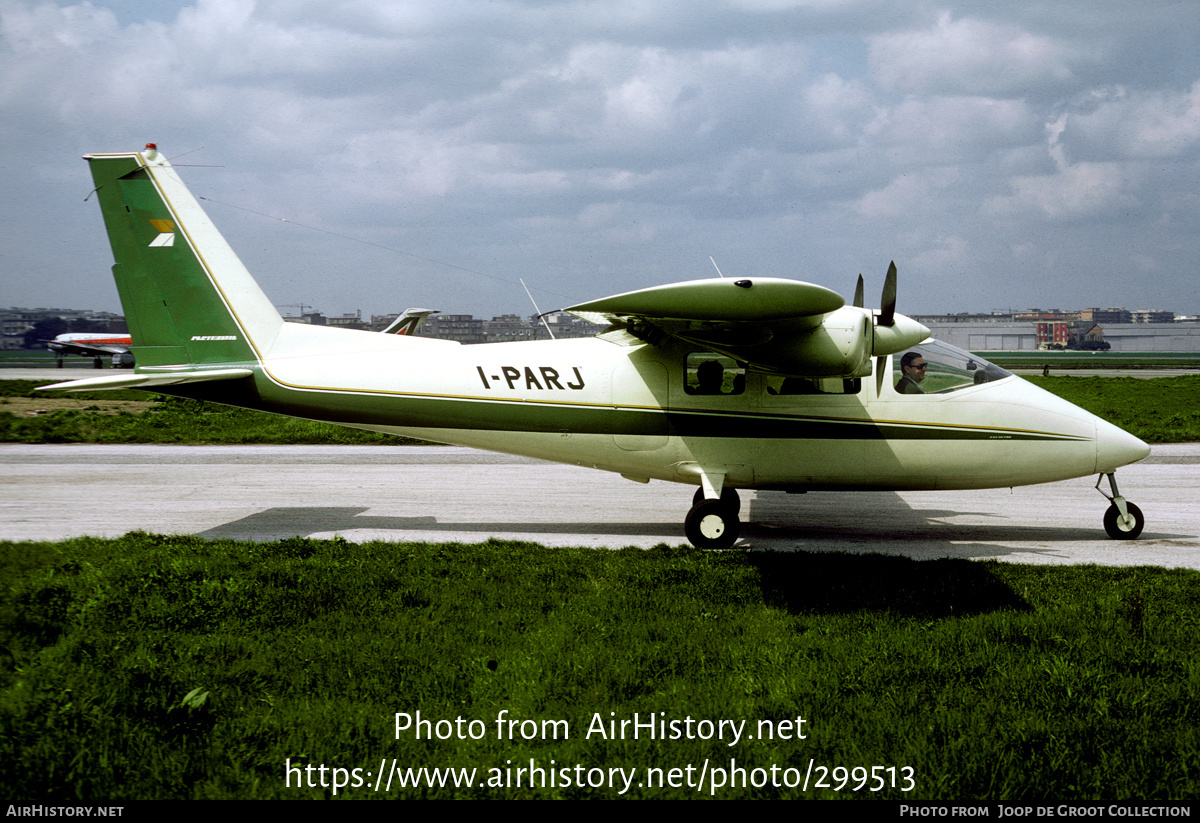 Aircraft Photo of I-PARJ | Partenavia P-68 | AirHistory.net #299513