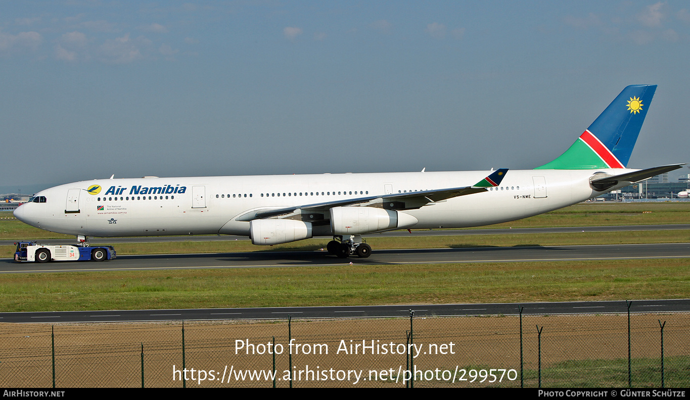 Aircraft Photo of V5-NME | Airbus A340-311 | Air Namibia | AirHistory.net #299570