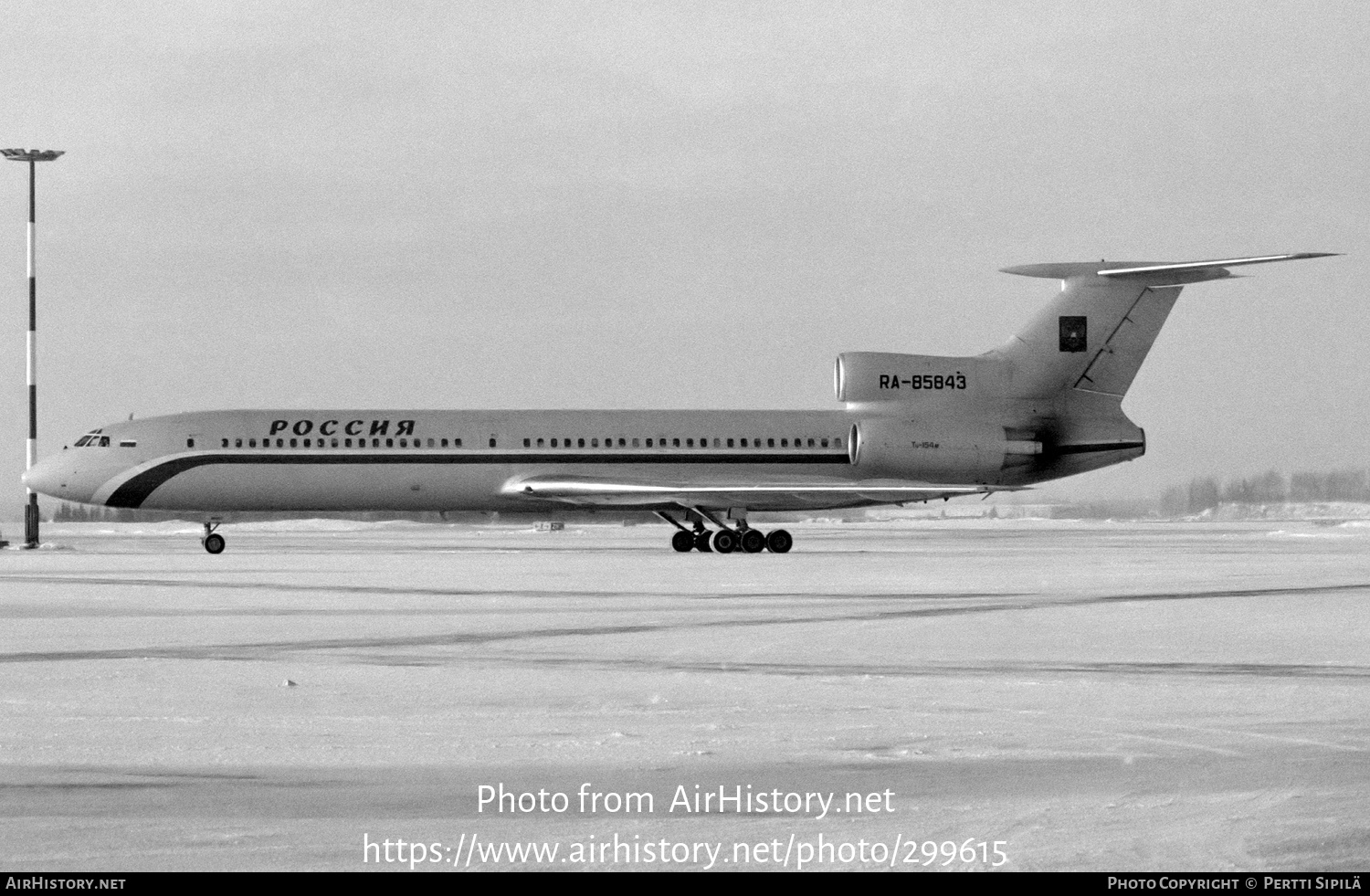 Aircraft Photo of RA-85843 | Tupolev Tu-154M | Rossiya - Russian Airlines | AirHistory.net #299615