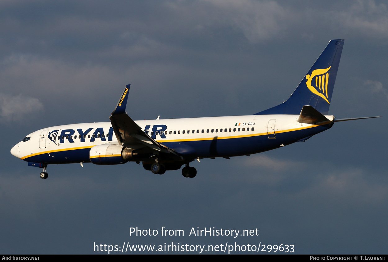 Aircraft Photo of EI-DCJ | Boeing 737-8AS | Ryanair | AirHistory.net #299633