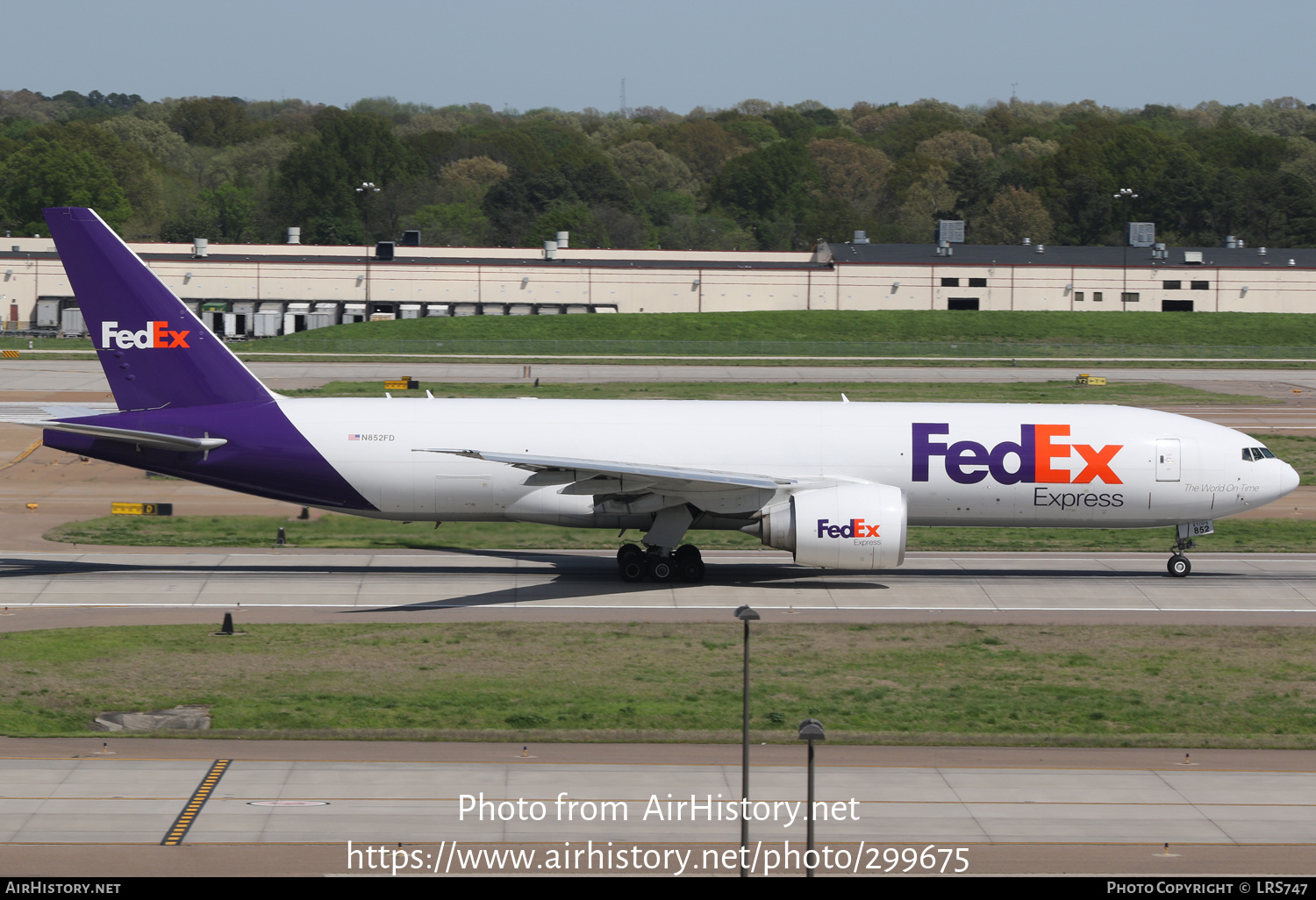 Aircraft Photo of N852FD | Boeing 777-FS2 | FedEx Express - Federal Express | AirHistory.net #299675