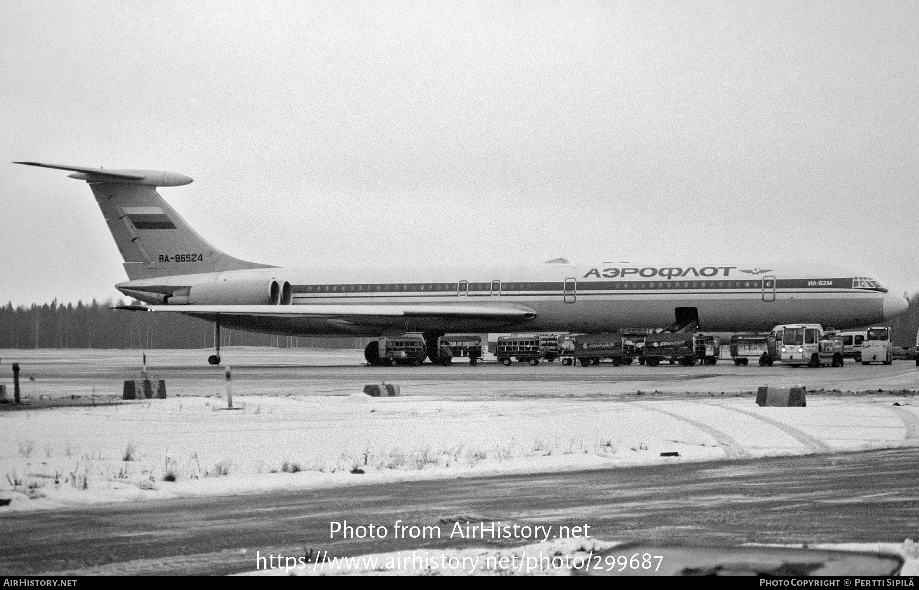 Aircraft Photo of RA-86524 | Ilyushin Il-62M | Aeroflot | AirHistory.net #299687