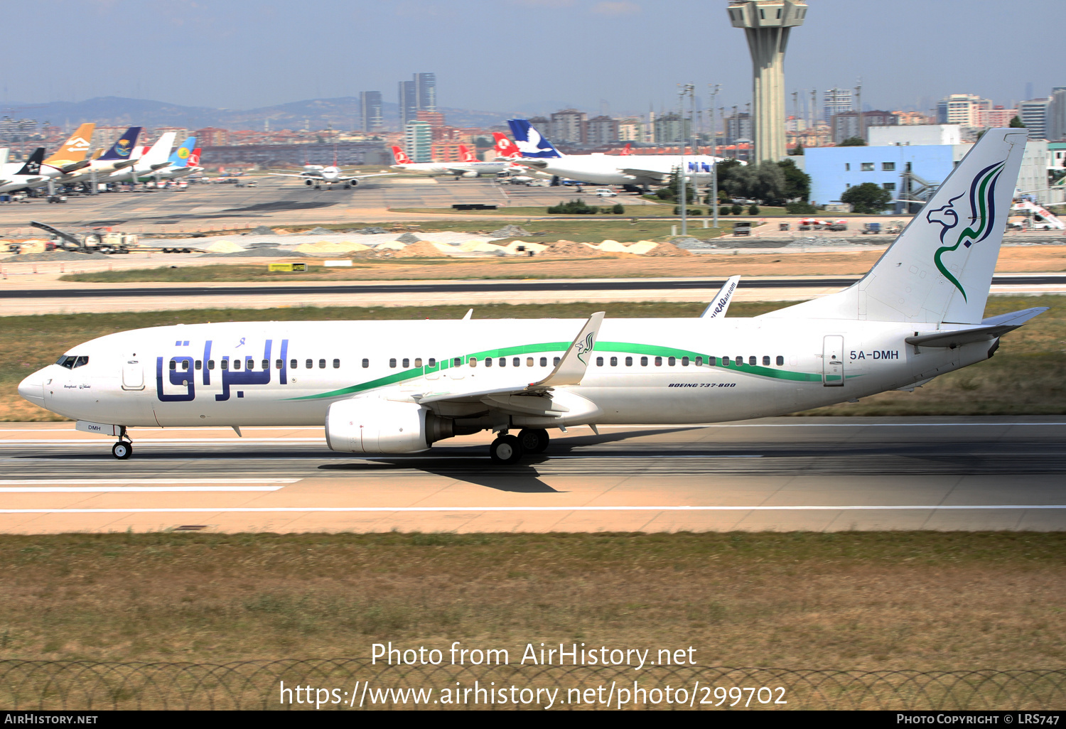 Aircraft Photo of 5A-DMH | Boeing 737-8GK | Buraq Air | AirHistory.net #299702