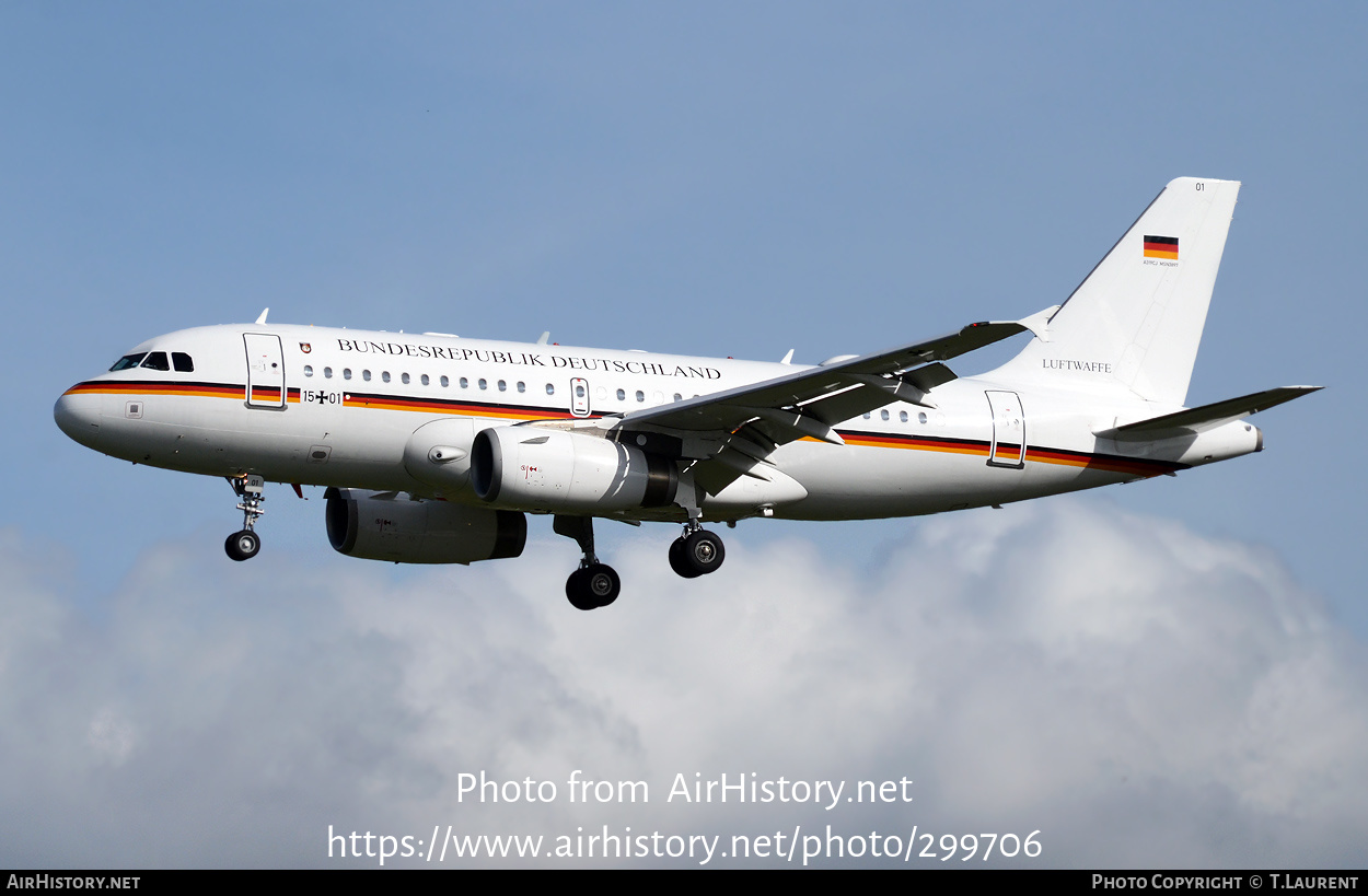 Aircraft Photo of 1501 | Airbus ACJ319 (A319-133/CJ) | Germany - Air Force | AirHistory.net #299706