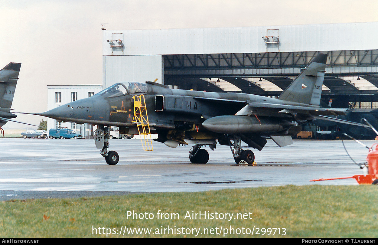 Aircraft Photo of A21 | Sepecat Jaguar A | France - Air Force | AirHistory.net #299713