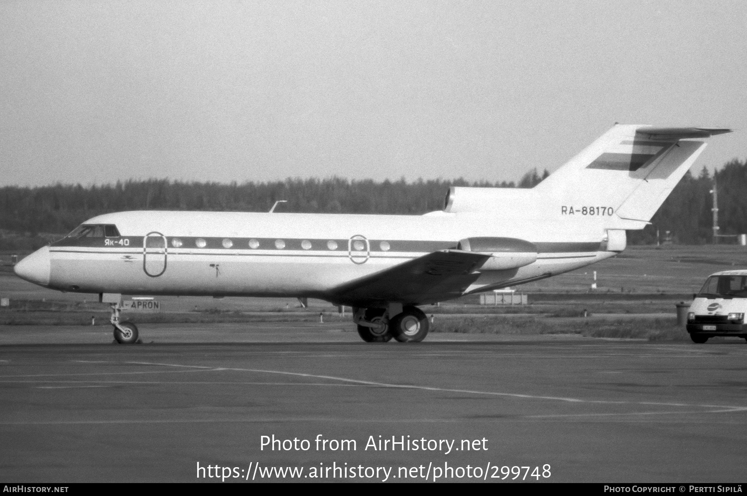 Aircraft Photo of RA-88170 | Yakovlev Yak-40 | Vologda Aviation Enterprise | AirHistory.net #299748