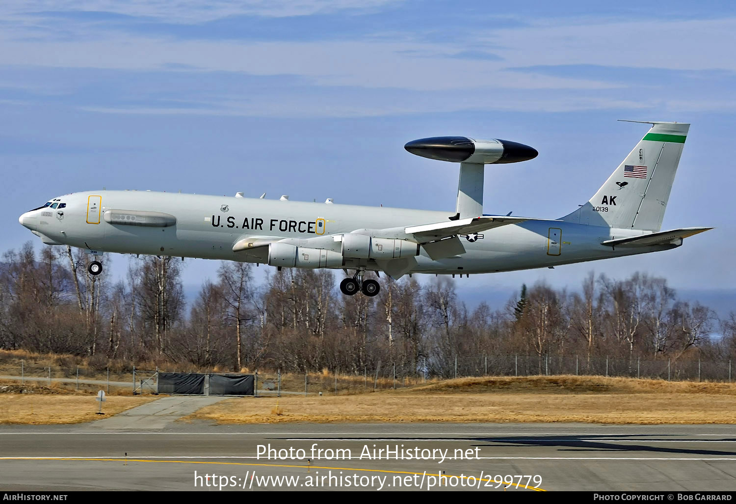 Aircraft Photo Of 80 0139 0139 Boeing E 3c Sentry 707 300 Usa Air Force Airhistory Net