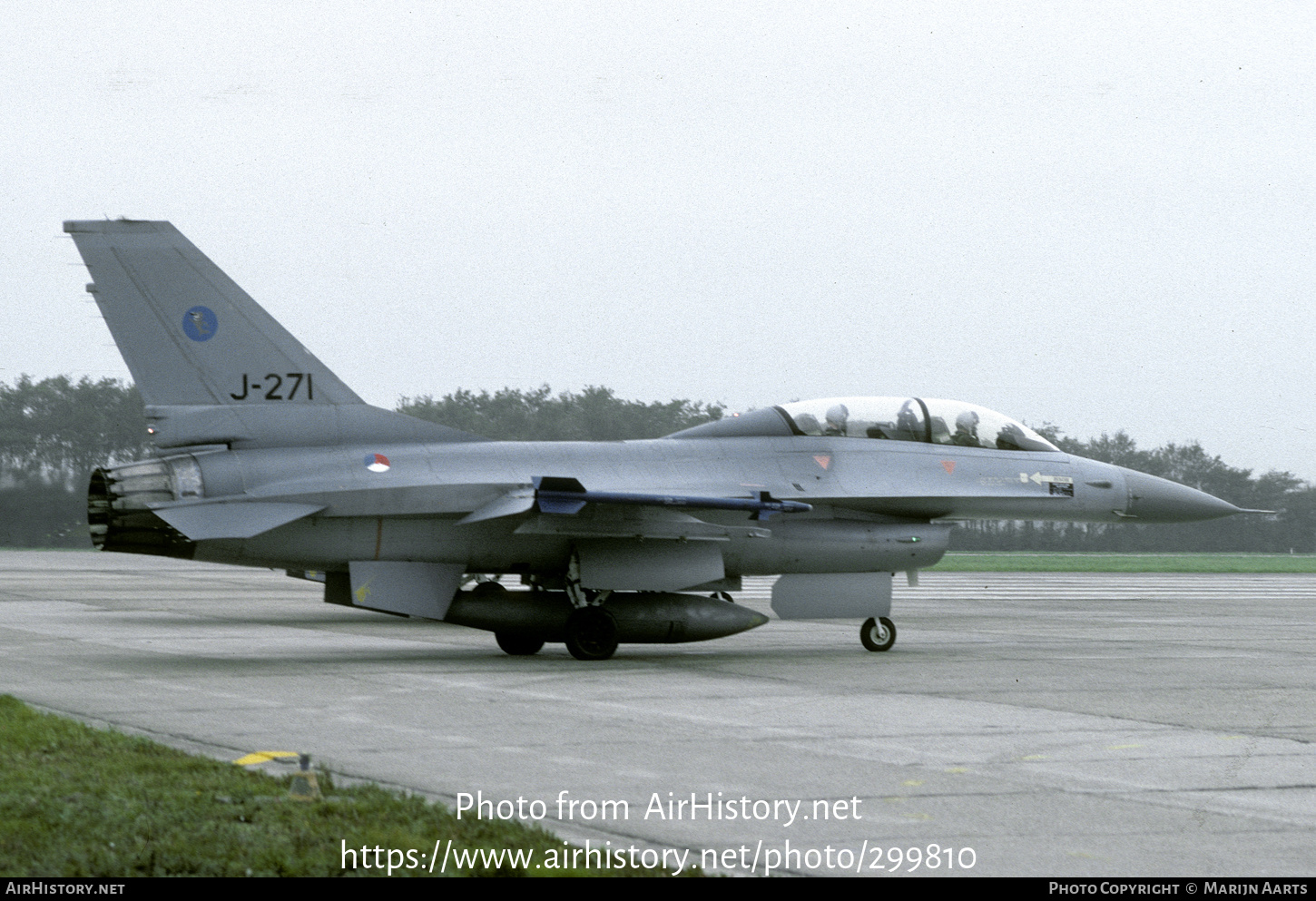 Aircraft Photo of J-271 | General Dynamics F-16B Fighting Falcon | Netherlands - Air Force | AirHistory.net #299810