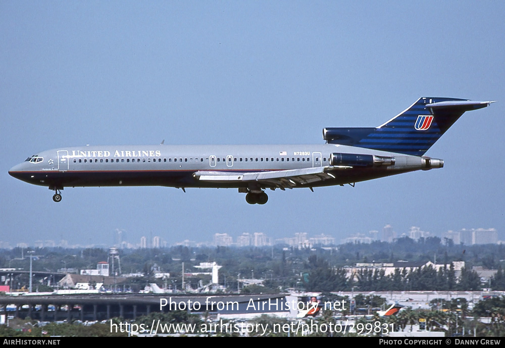 Aircraft Photo of N7283U | Boeing 727-222 | United Airlines | AirHistory.net #299831