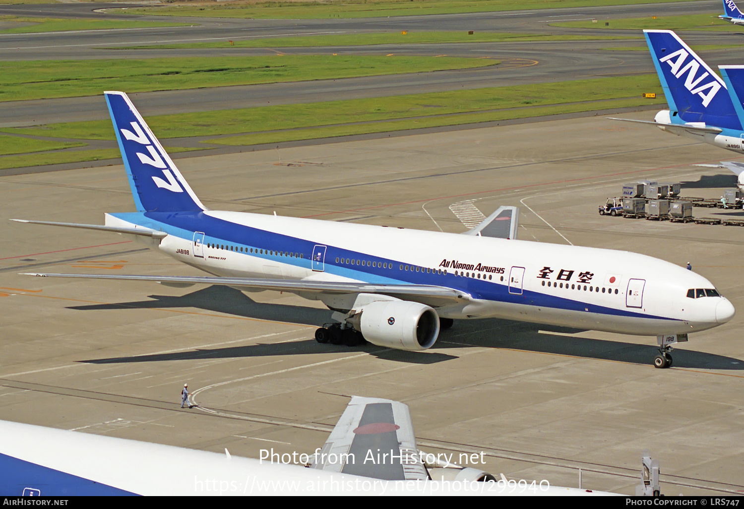 Aircraft Photo of JA8198 | Boeing 777-281 | All Nippon Airways