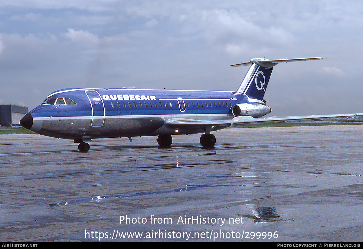 Aircraft Photo of C-FQBR | BAC 111-402AP One-Eleven | Quebecair | AirHistory.net #299996