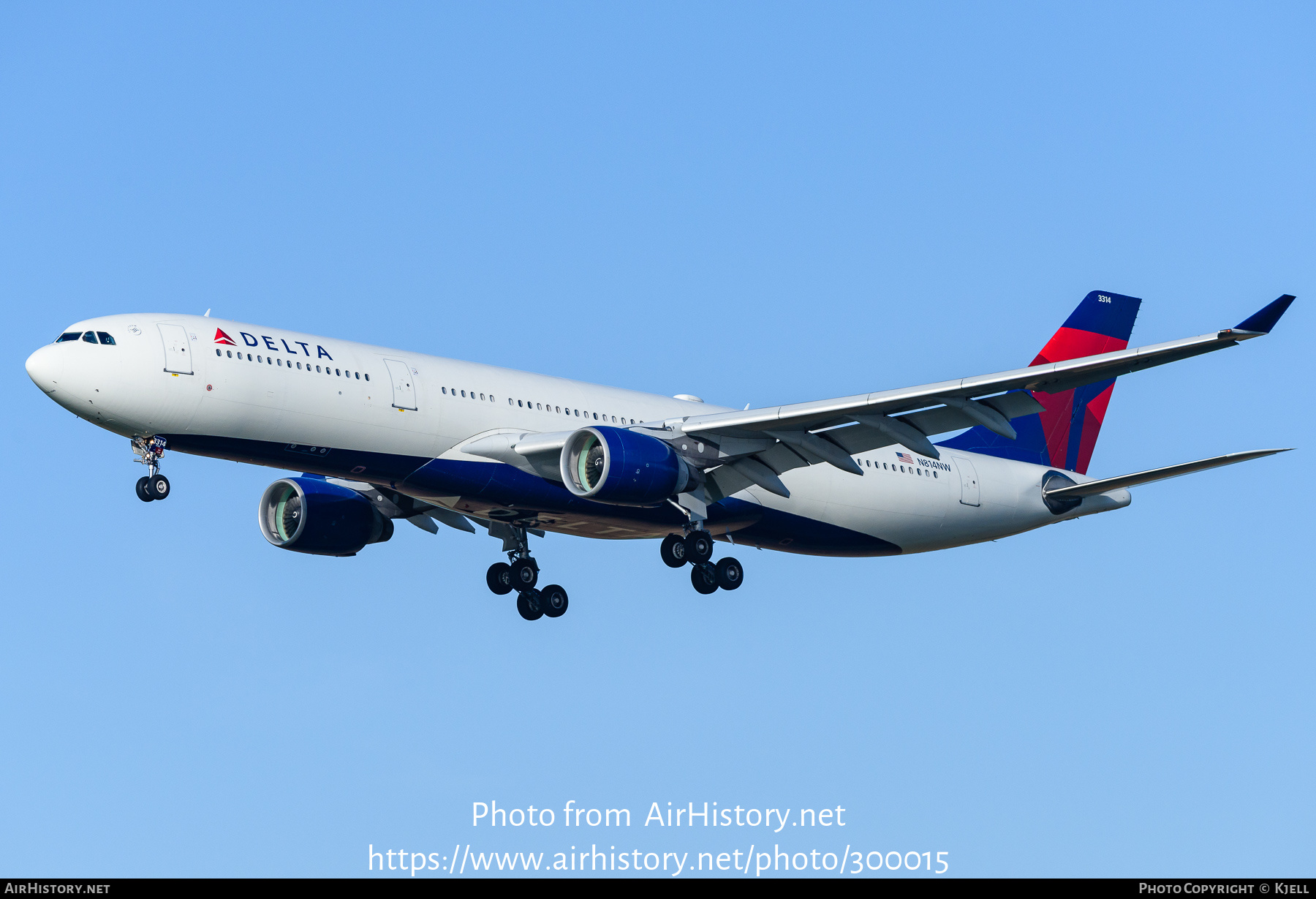 Aircraft Photo of N814NW | Airbus A330-323 | Delta Air Lines | AirHistory.net #300015