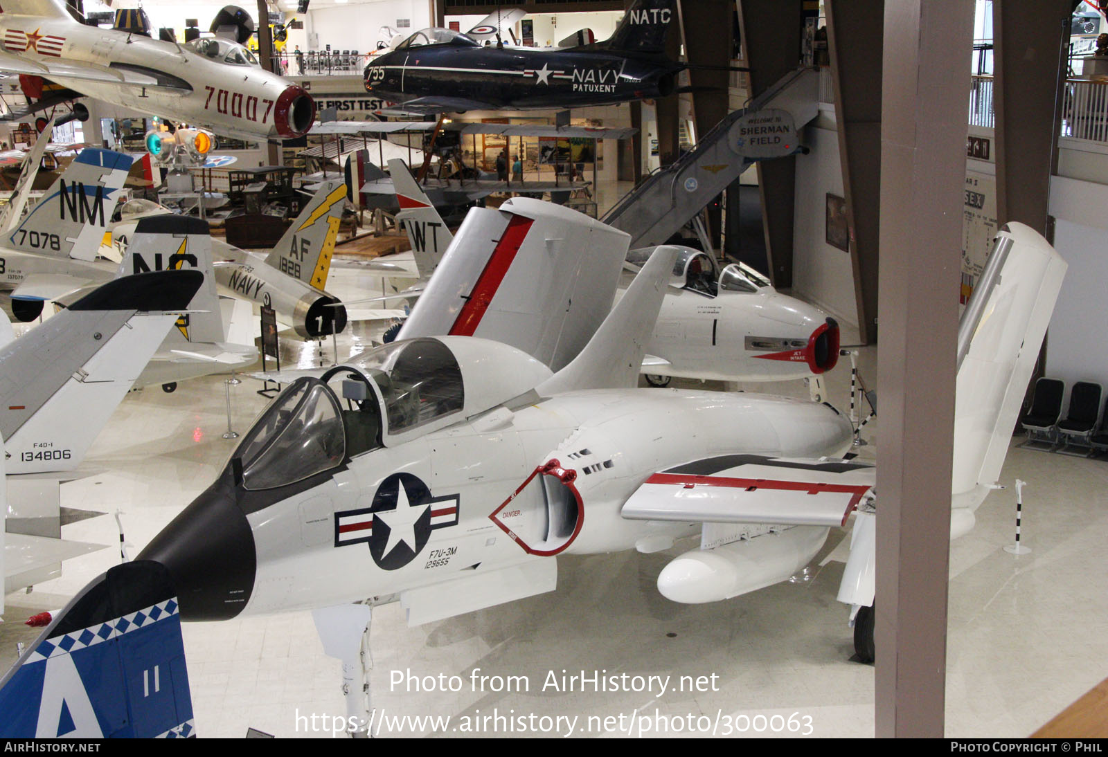 Aircraft Photo of 129655 | Vought F7U-3 Cutlass | USA - Navy | AirHistory.net #300063