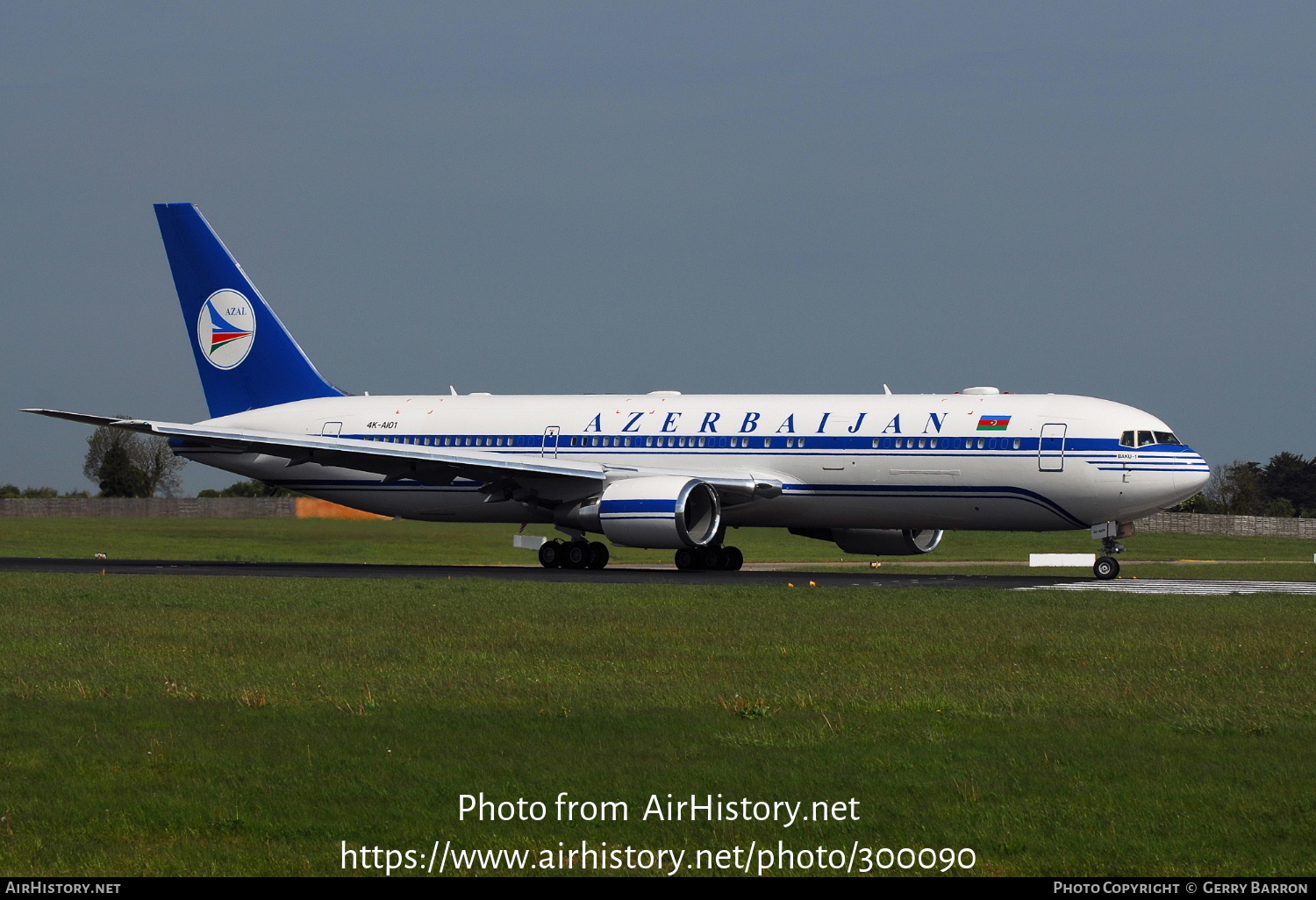 Aircraft Photo of 4K-AI01 | Boeing 767-32L/ER | Azerbaijan Government | AirHistory.net #300090