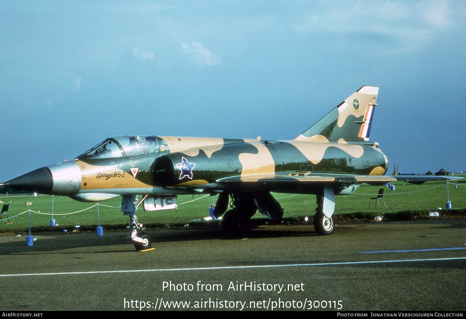 Aircraft Photo of 829 | Dassault Mirage IIIEZ | South Africa - Air ...