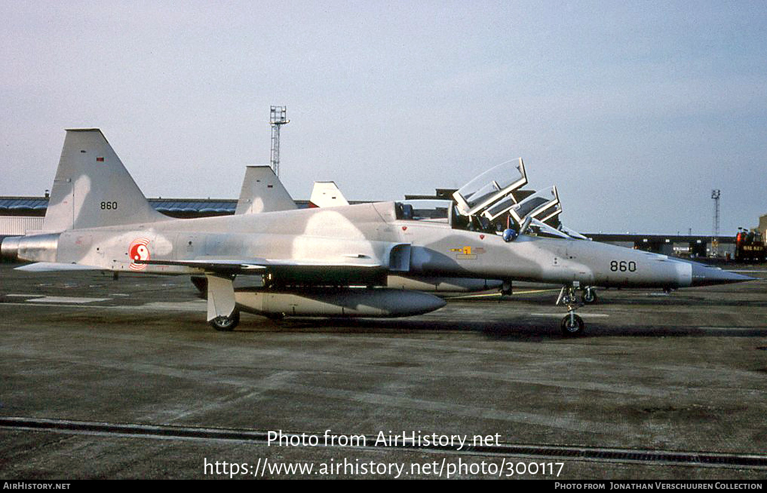 Aircraft Photo of 860 | Northrop F-5F Tiger II | Singapore - Air Force | AirHistory.net #300117