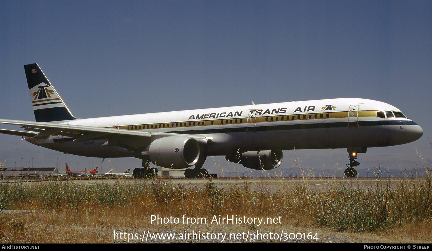 Aircraft Photo of N754AT | Boeing 757-2Q8 | American Trans Air - ATA | AirHistory.net #300164