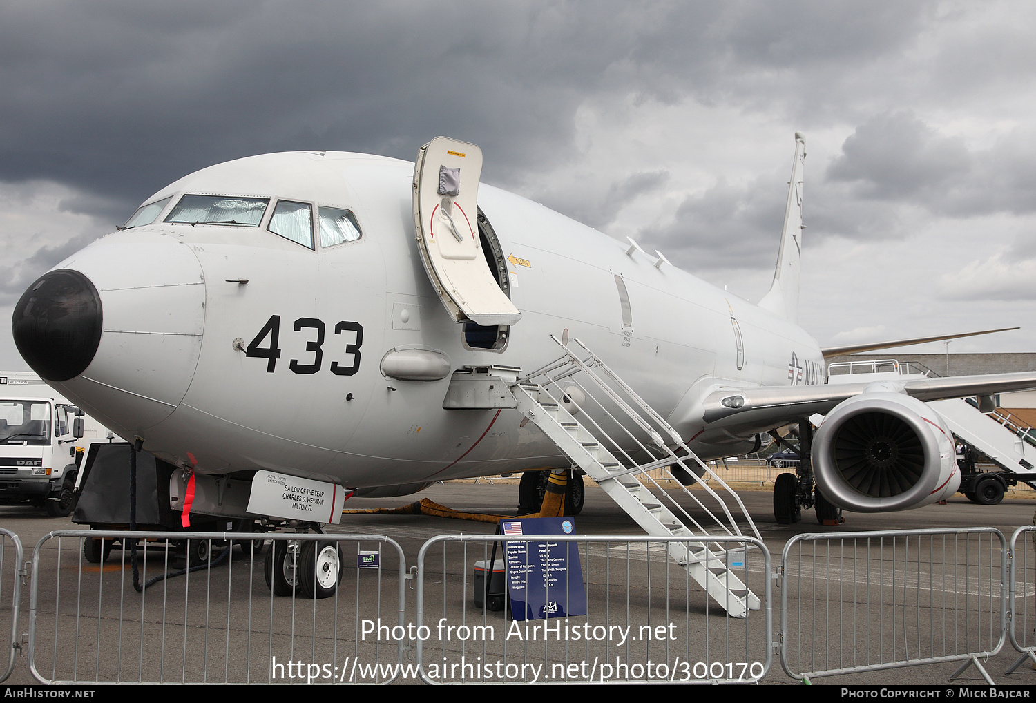 Aircraft Photo of 168433 | Boeing P-8A Poseidon | USA - Navy | AirHistory.net #300170