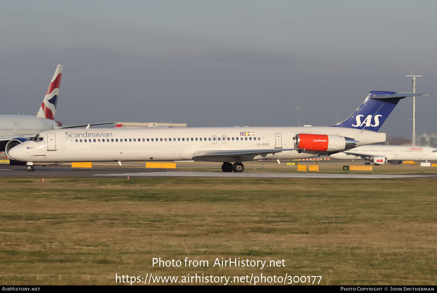 Aircraft Photo of LN-RMR | McDonnell Douglas MD-82 (DC-9-82) | Scandinavian Airlines - SAS | AirHistory.net #300177