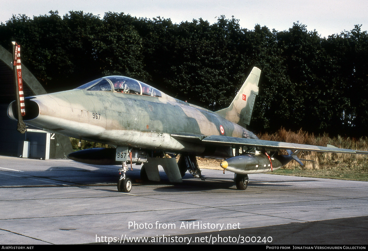 Aircraft Photo of 56-3967 / 63967 | North American F-100F Super Sabre | Turkey - Air Force | AirHistory.net #300240
