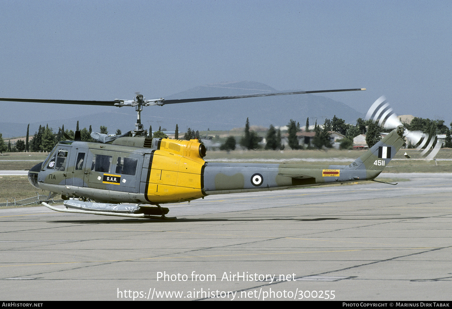 Aircraft Photo of 4511 | Agusta AB-205A-1 | Greece - Air Force | AirHistory.net #300255