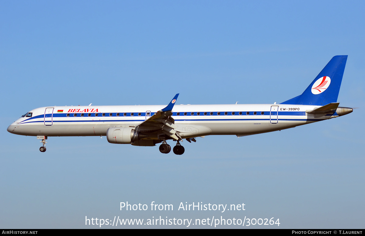 Aircraft Photo of EW-399PO | Embraer 195LR (ERJ-190-200LR) | Belavia | AirHistory.net #300264