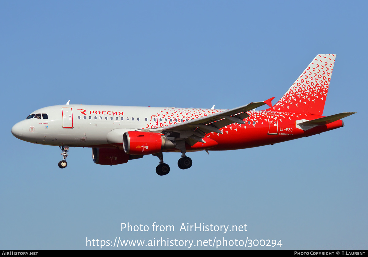 Aircraft Photo of EI-EZC | Airbus A319-112 | Rossiya - Russian Airlines | AirHistory.net #300294