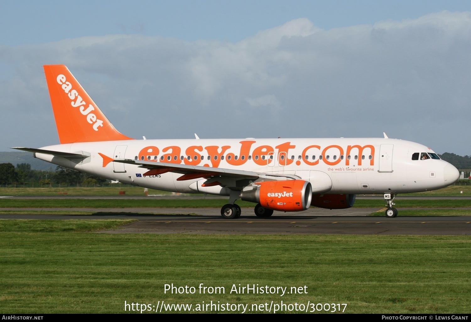 Aircraft Photo of G-EZMS | Airbus A319-111 | EasyJet | AirHistory.net #300317