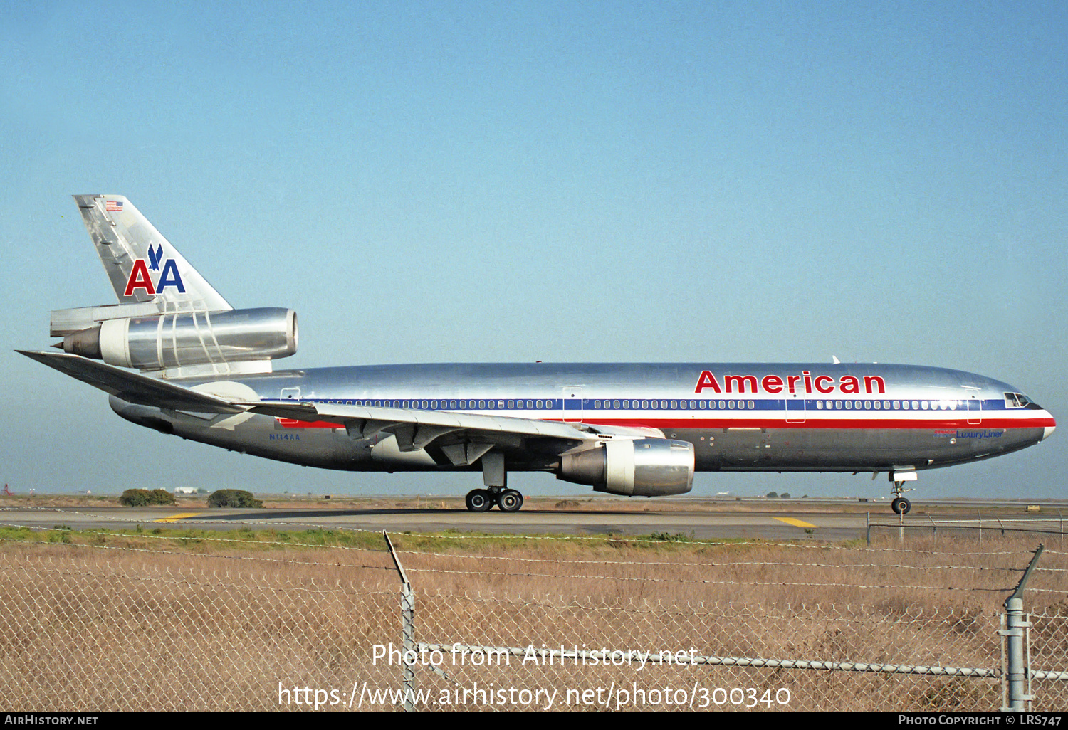 Aircraft Photo of N114AA | McDonnell Douglas DC-10-10 | American Airlines | AirHistory.net #300340