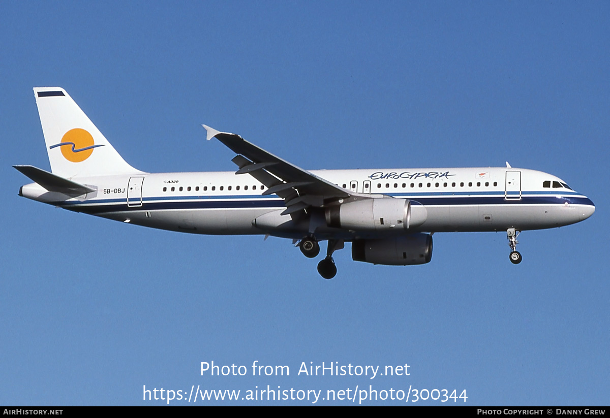 Aircraft Photo of 5B-DBJ | Airbus A320-231 | Eurocypria Airlines | AirHistory.net #300344