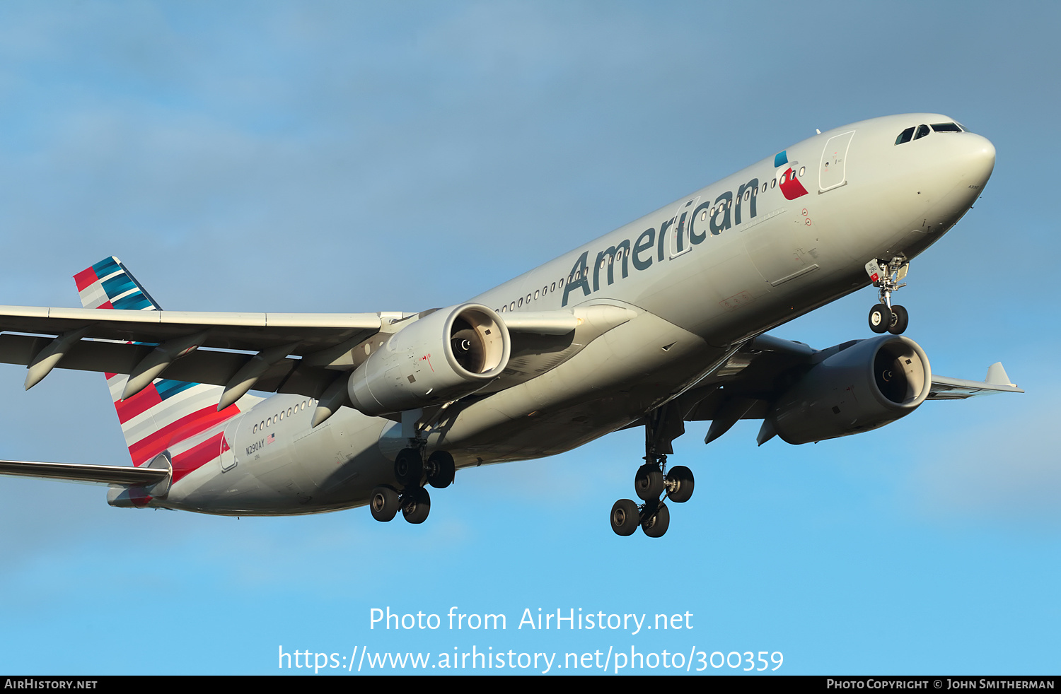 Aircraft Photo of N290AY | Airbus A330-243 | American Airlines | AirHistory.net #300359