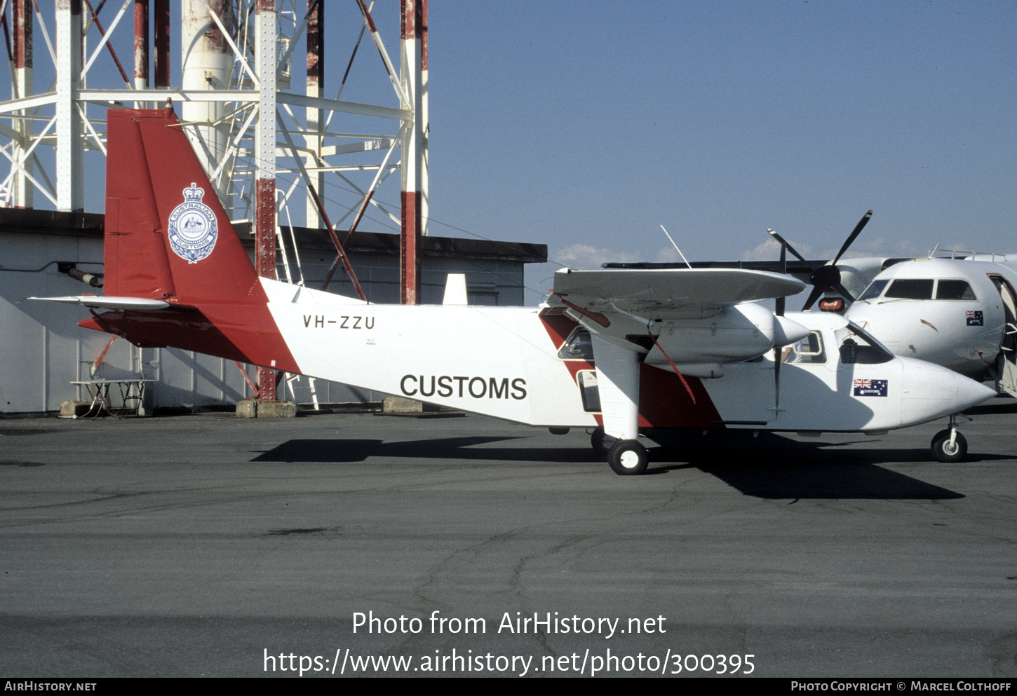 Aircraft Photo of VH-ZZU | Britten-Norman BN-2B-20 Islander | Australian Customs | AirHistory.net #300395