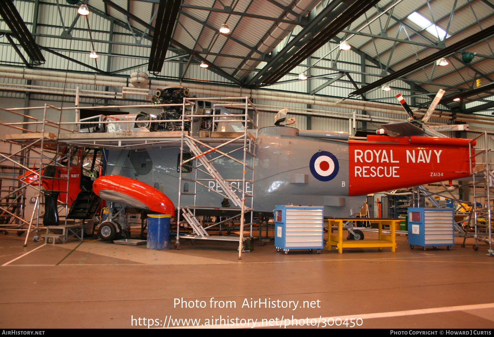 Aircraft Photo of ZA134 | Westland WS-61 Sea King HU5 | UK - Navy | AirHistory.net #300450