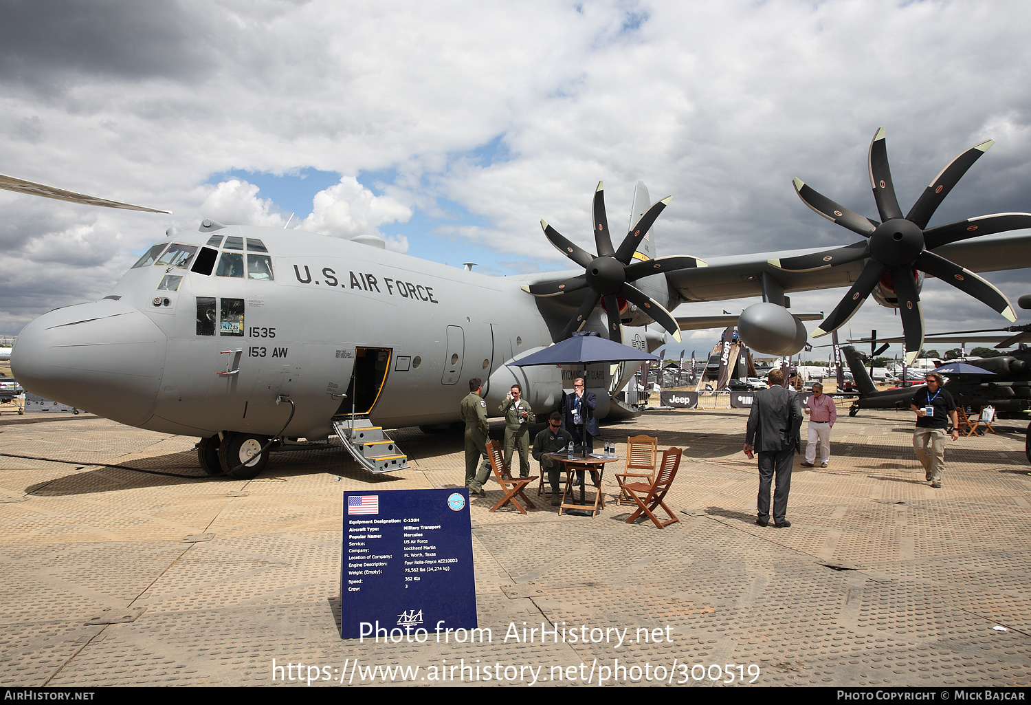 Aircraft Photo of 92-1535 / 21535 | Lockheed C-130H-30 Hercules (L-382) | USA - Air Force | AirHistory.net #300519