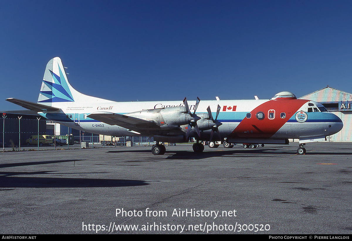 Aircraft Photo of C-GNDZ | Lockheed L-188C(IR) Electra | Canadian Airlines | AirHistory.net #300520