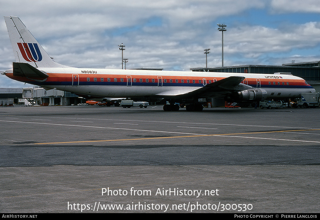 Aircraft Photo of N8083U | McDonnell Douglas DC-8-61 | United Airlines | AirHistory.net #300530