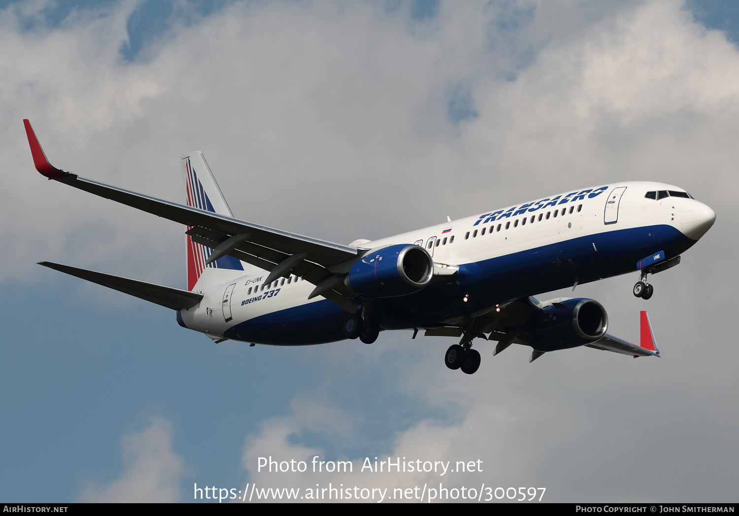 Aircraft Photo of EI-UNK | Boeing 737-86J | Transaero Airlines | AirHistory.net #300597