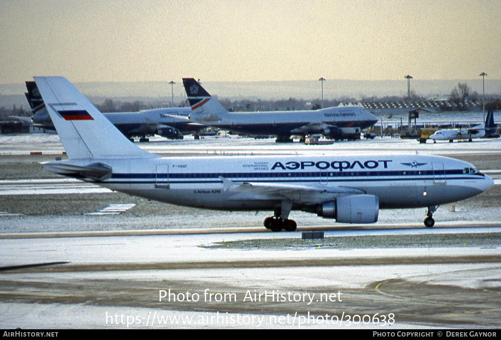 Aircraft Photo of F-OGQT | Airbus A310-304 | Aeroflot - Russian International Airlines | AirHistory.net #300638