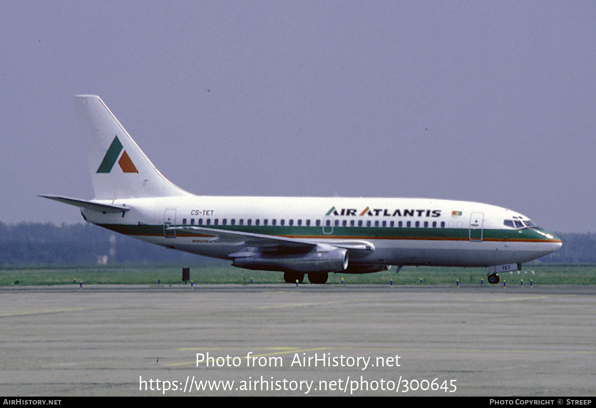 Aircraft Photo of CS-TET | Boeing 737-2K9/Adv | Air Atlantis | AirHistory.net #300645