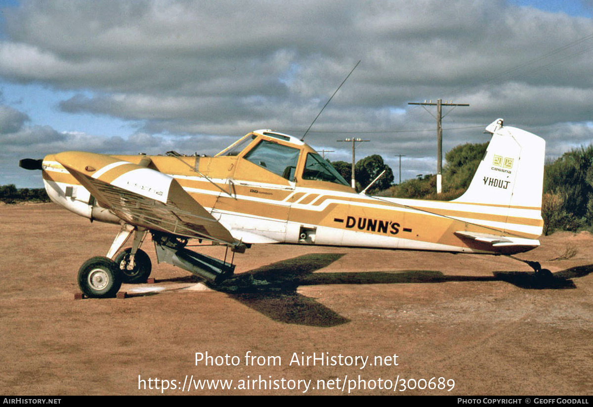 Aircraft Photo of VH-DUJ | Cessna A188B AgWagon | Dunn's Aviation | AirHistory.net #300689