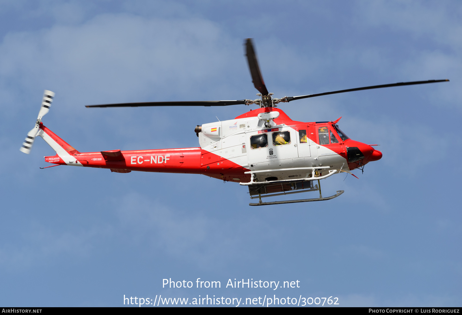 Aircraft Photo of EC-NDF | Bell 412HP | Pegasus Aviación | AirHistory.net #300762