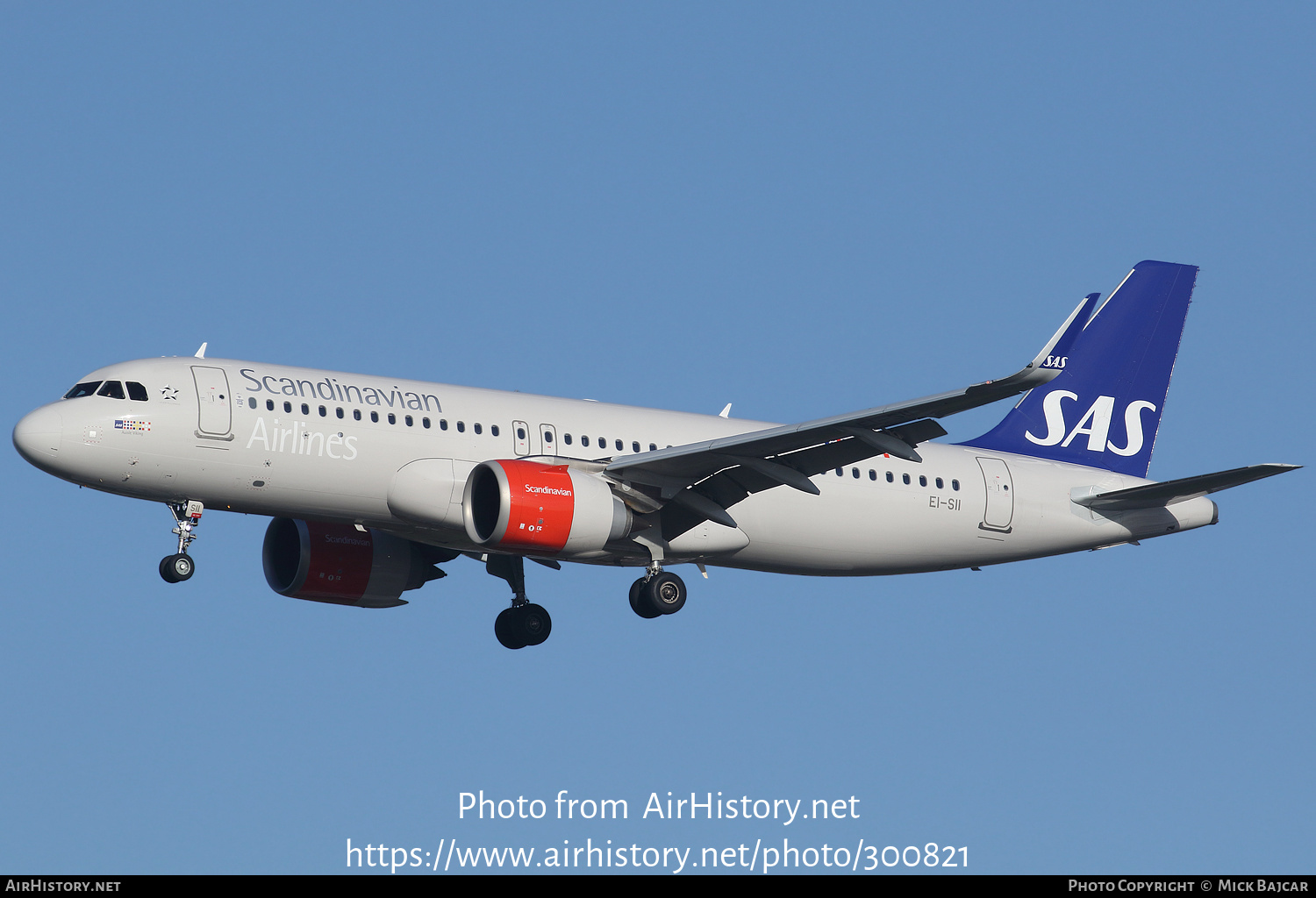 Aircraft Photo of EI-SII | Airbus A320-251N | Scandinavian Airlines - SAS | AirHistory.net #300821