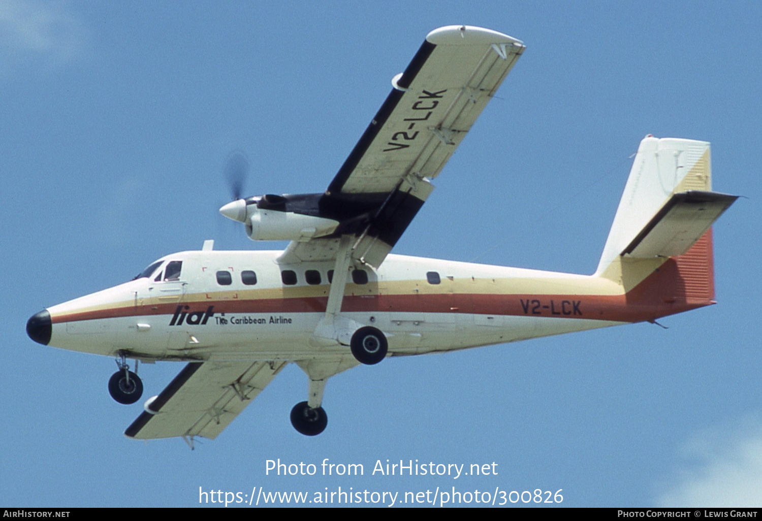 Aircraft Photo of V2-LCK | De Havilland Canada DHC-6-300 Twin Otter | LIAT - Leeward Islands Air Transport | AirHistory.net #300826