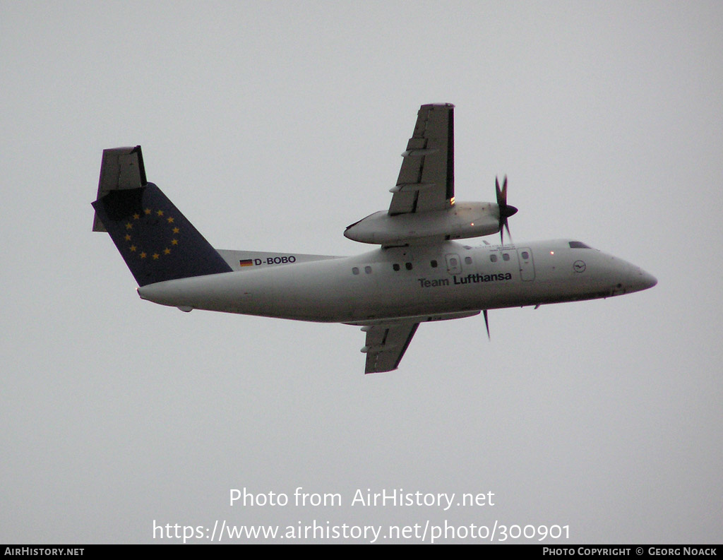 Aircraft Photo of D-BOBO | De Havilland Canada DHC-8-102 Dash 8 | Team Lufthansa | AirHistory.net #300901