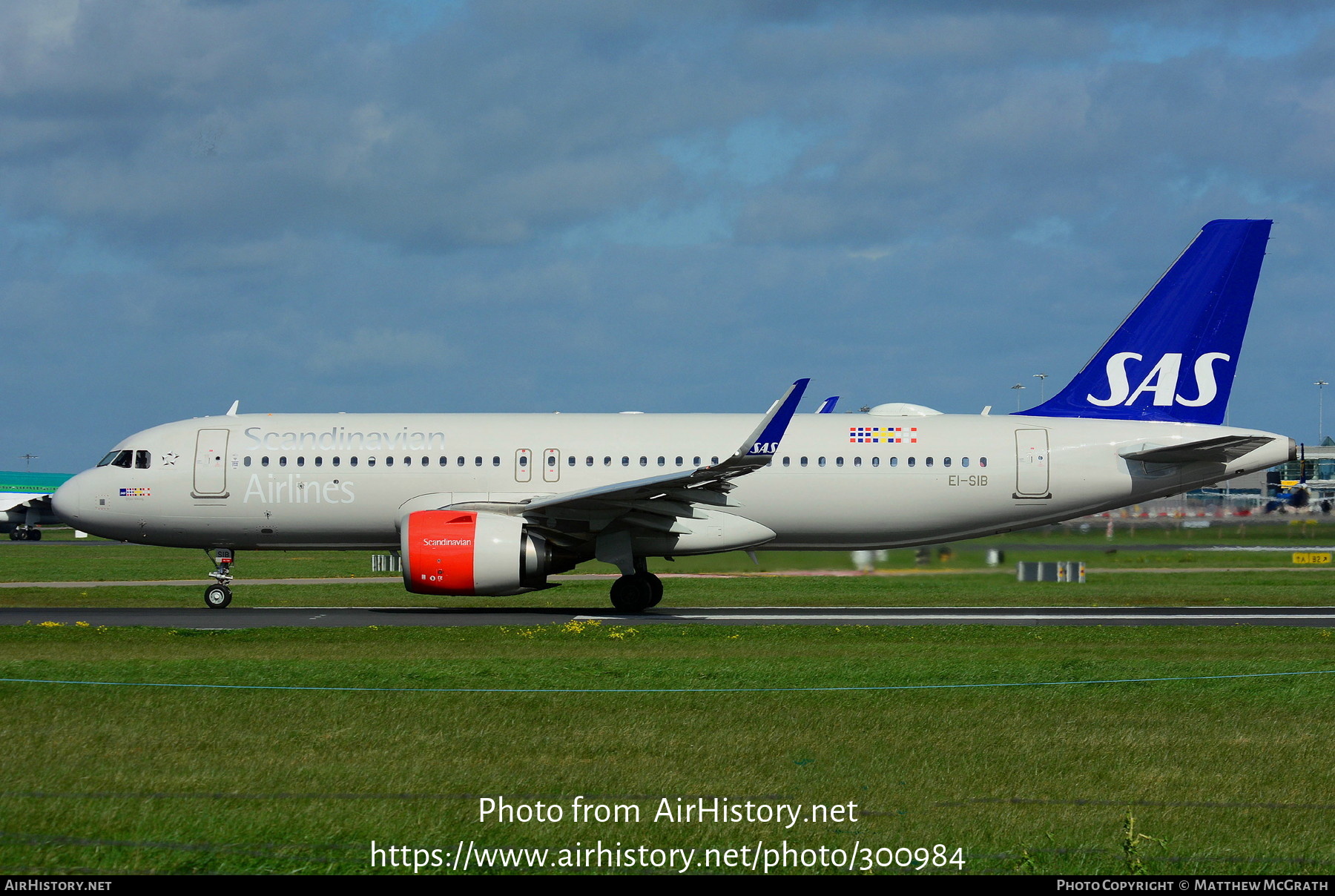 Aircraft Photo of EI-SIB | Airbus A320-251N | Scandinavian Airlines - SAS | AirHistory.net #300984