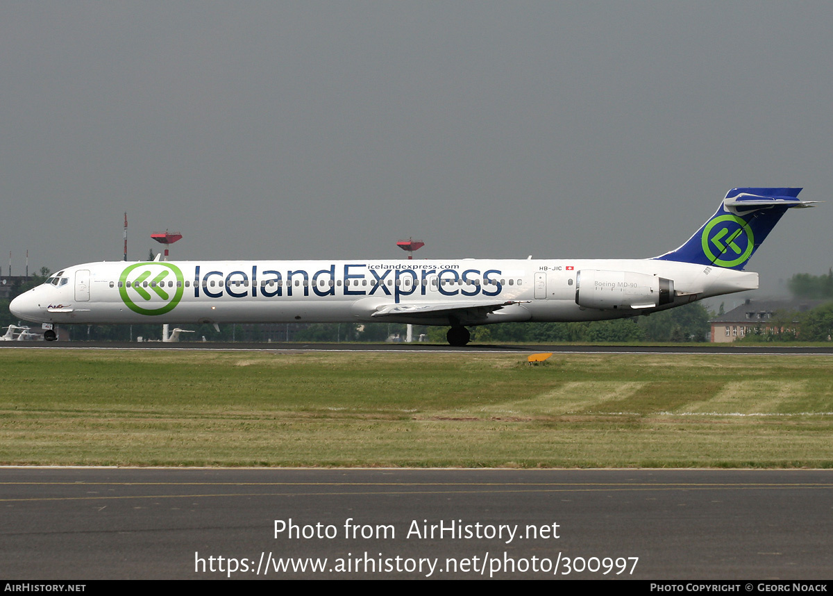 Aircraft Photo of HB-JIC | McDonnell Douglas MD-90-30 | Iceland Express | AirHistory.net #300997